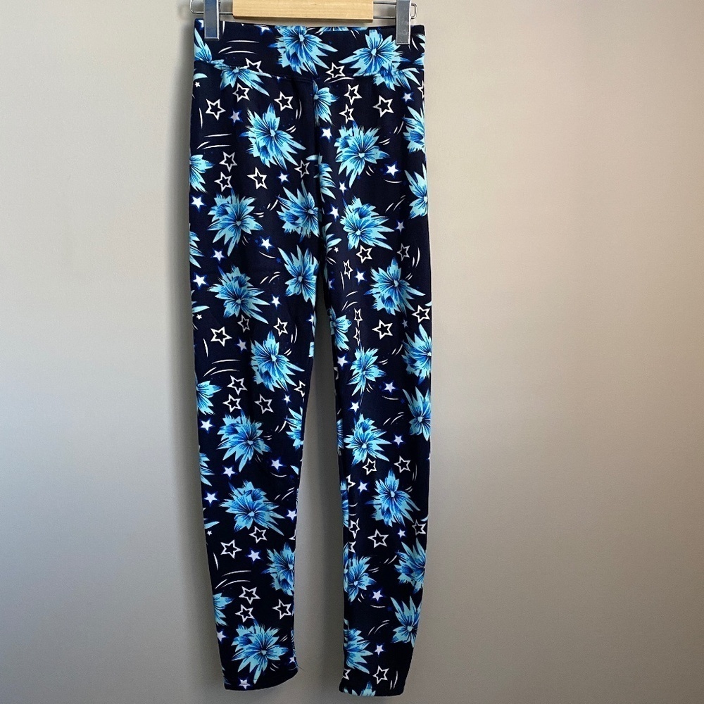 Leggings Pro NWT Women's Blue/black Fur Lined Winter Leggings Size XS